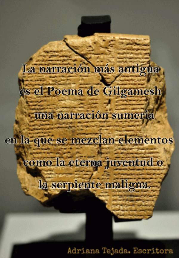 El Poema de Gilgamesh es la narración más antigua.