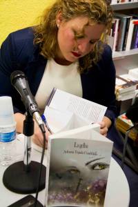 Presentación de La gelba en Madrid por Henar Postigo