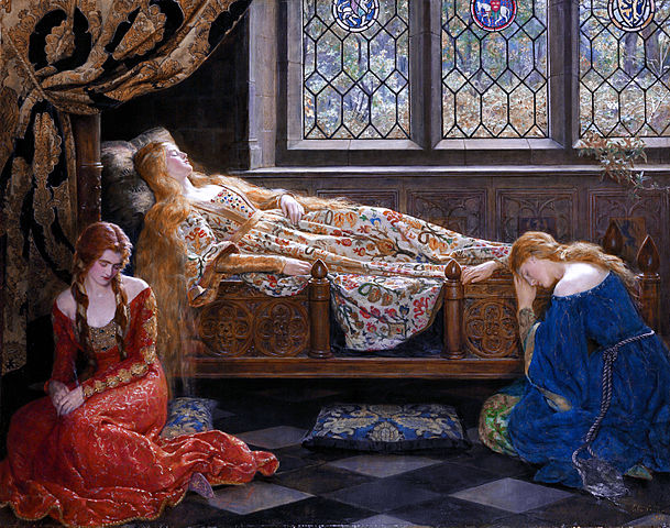 La Bella Durmiente de John Collier