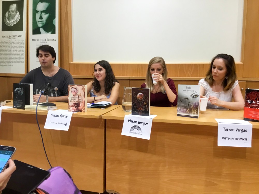 I Jornadas de Fantasía Literaria en Casa de Libro Sevilla organizadas por Adriana Tejada. Escritora
